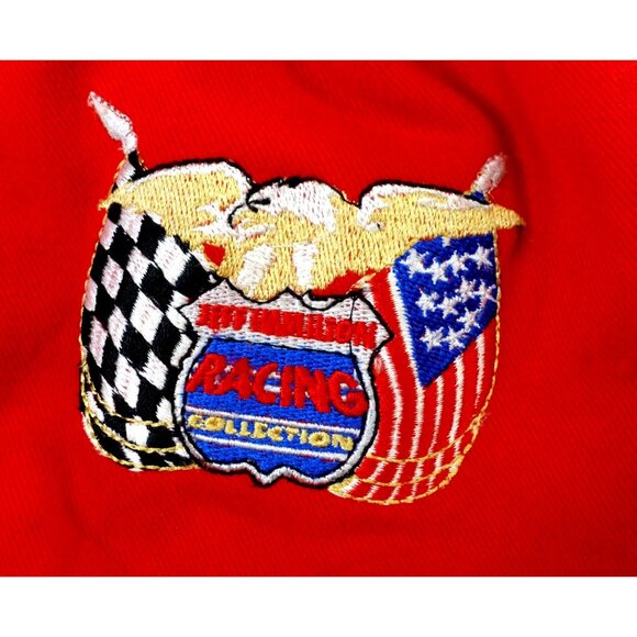 Vtg NASCAR Race Jacket Mens XL Rainbow Jeff Gordon 24 Hamilton, 2 Signatures - Picture 12 of 16